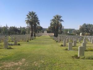 Военное кладбище английских солдат и офицеров погибших в боях за Беер Шеву во время Первой мировой войны.